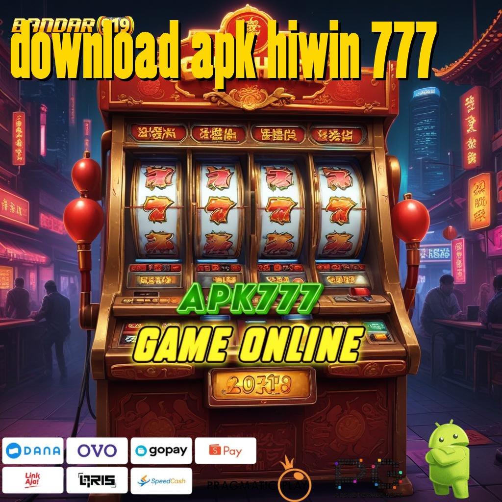 DOWNLOAD APK HIWIN 777 : Maksimal Shopeepay Slot Win Hanya