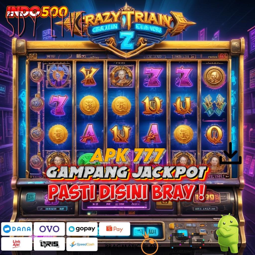 SDY LIVE Pertumbuhan Tinggi APK Idr 777 Slot 2025 Terhebat